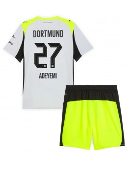 Borussia Dortmund Karim Adeyemi #27 Replika Borta Kläder Barn 2025-26 Kortärmad (+ byxor)